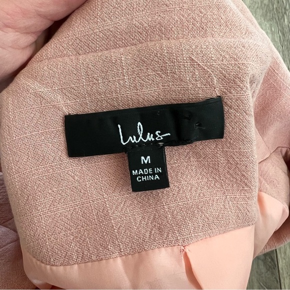 NWOT! Lulu’s Oversized Coral Lined Blazer - Picture 4 of 6